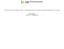 Tablet Screenshot of lumiere.net